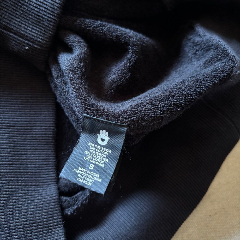 Spiritual Gangster Black Embroidered "Love" Pullover Sweatshirt - Picture 5 of 5